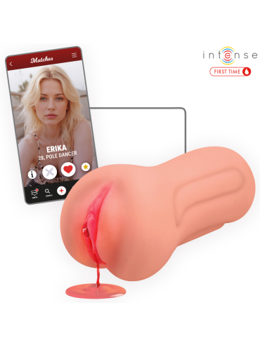 INTENSE FIRST TIME ERIKA VAGINA VIRGEN CON HIMEN Y SANGRADO