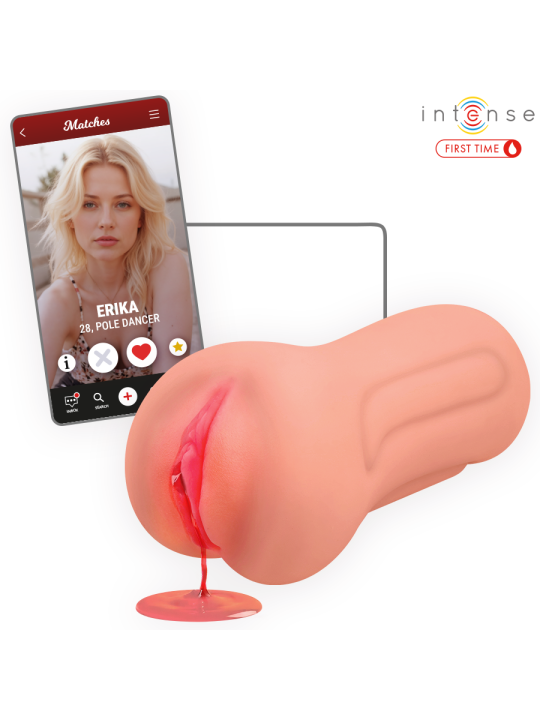 INTENSE FIRST TIME ERIKA VAGINA VIRGEN CON HIMEN Y SANGRADO