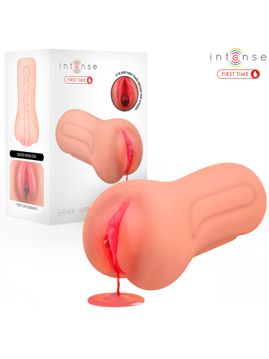 INTENSE FIRST TIME ERIKA VAGINA VIRGEN CON HIMEN Y SANGRADO