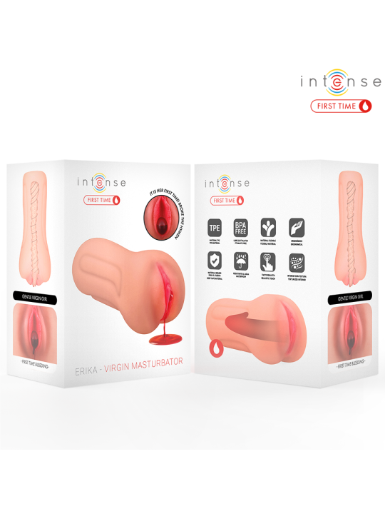 INTENSE FIRST TIME ERIKA VAGINA VIRGEN CON HIMEN Y SANGRADO