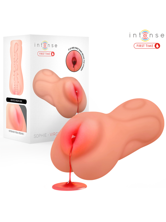 INTENSE FIRST TIME SOPHIE VAGINA VIRGEN CON HIMEN Y SANGRADO