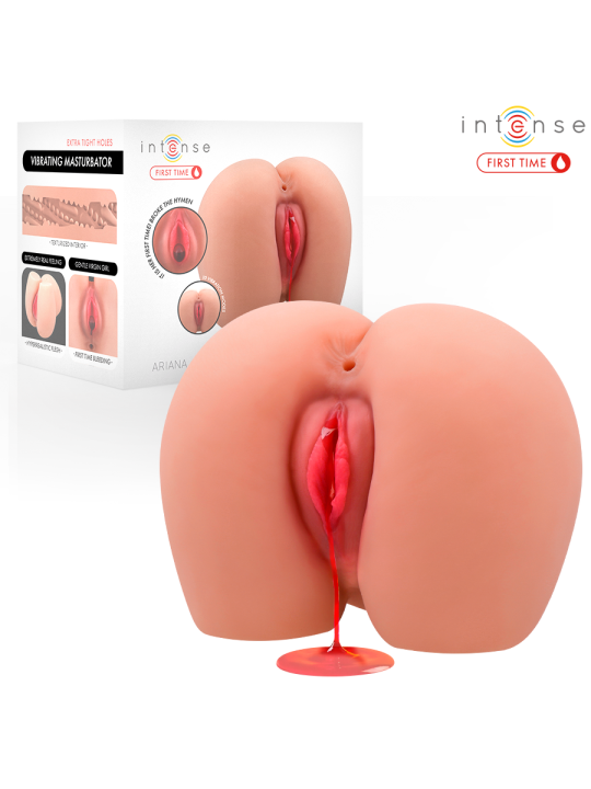 INTENSE FIRST TIME ARIANA VAGINA VIBRADORA VIRGEN CON HIMEN Y SANGRADO