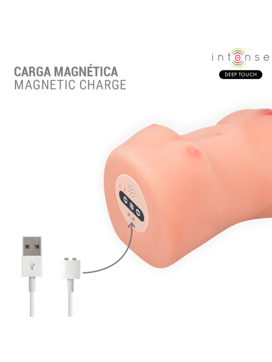 INTENSE DEEP TOUCH CATHERINE MASTURBADOR CON VOZ VIBRADOR SUCCION