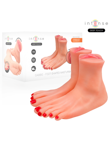 INTENSE DEEP TOUCH GABBIE MASTUBADOR DE DOS PIEZAS EN FORMA DE PIE