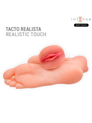 INTENSE DEEP TOUCH GABBIE MASTUBADOR DE DOS PIEZAS EN FORMA DE PIE