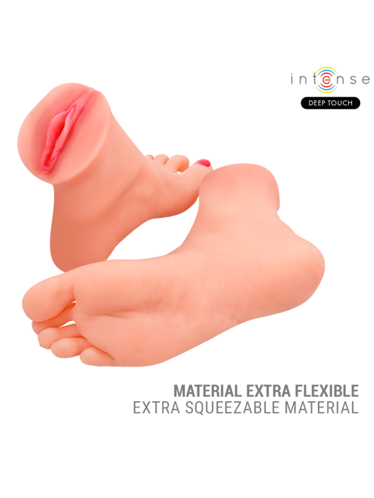 INTENSE DEEP TOUCH GABBIE MASTUBADOR DE DOS PIEZAS EN FORMA DE PIE
