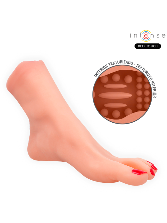 INTENSE DEEP TOUCH GABBIE MASTUBADOR DE DOS PIEZAS EN FORMA DE PIE