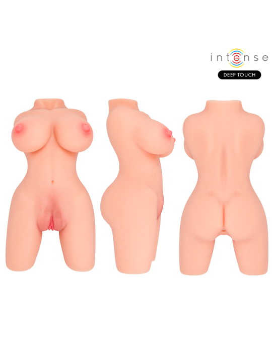 INTENSE DEEP TOUCH JESSE TORSO MASTURBADOR MULTIPOSICION DOBLE VAGINA ANO