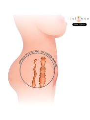 INTENSE DEEP TOUCH JESSE TORSO MASTURBADOR MULTIPOSICION DOBLE VAGINA ANO