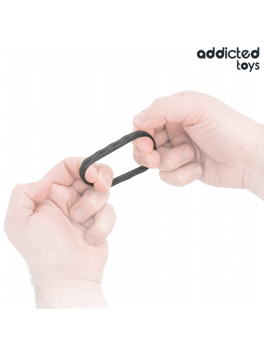 ADDICTED TOYS SET ANILLOS PENE TEXTURIZADOS 4 TAMANOS