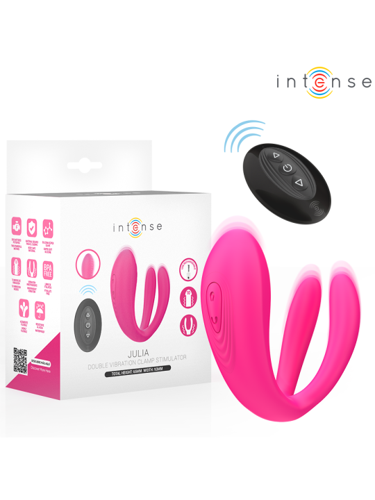 INTENSE JULIA VIBRADOR ESTIMULADOR DE PINZAS CONTROL REMOTO