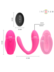 INTENSE JULIA VIBRADOR ESTIMULADOR DE PINZAS CONTROL REMOTO