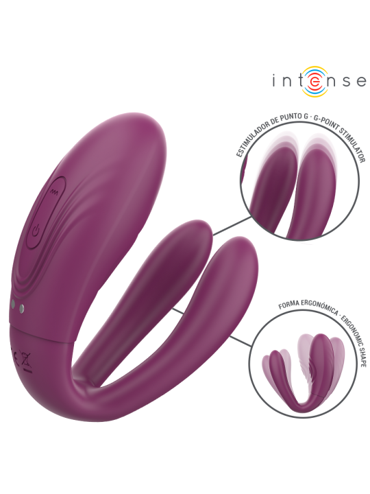 INTENSE SANDRA VIBRADOR ESTIMULADOR DE PINZAS CON GOLPETEO CONTROL REMOTO