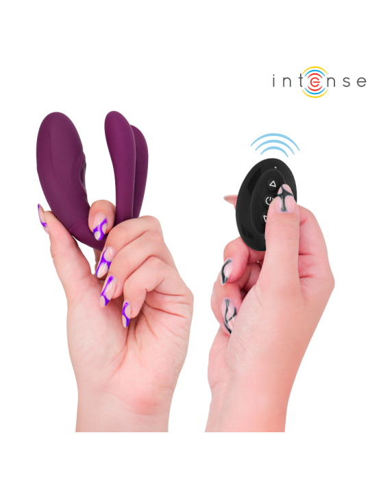 INTENSE SANDRA VIBRADOR ESTIMULADOR DE PINZAS CON GOLPETEO CONTROL REMOTO