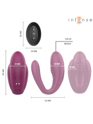 INTENSE SANDRA VIBRADOR ESTIMULADOR DE PINZAS CON GOLPETEO CONTROL REMOTO