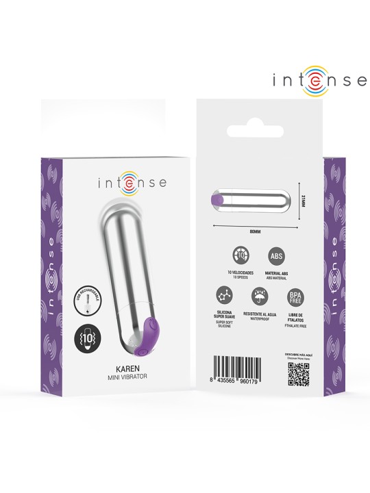 INTENSE MINI BALA VIBRADORA RECARGABLE