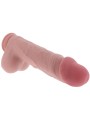 GET REAL PENE REALISTICO DELUXE CON TESTICULOS EXTRA GRUESO 345 CM