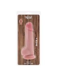 GET REAL PENE REALISTICO DELUXE CON TESTICULOS EXTRA GRUESO 345 CM