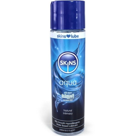 SKINS AQUA LUBRICANTE BASE DE AGUA 250 ML