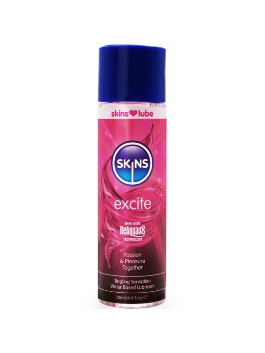 SKINS EXCITE LUBRICANTE BASE DE AGUA 130 ML