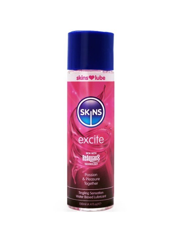 SKINS EXCITE LUBRICANTE BASE DE AGUA 130 ML