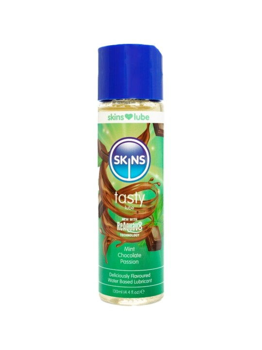 SKINS TASTY LUBRICANTE BASE DE AGUA MENTA CHOCOLATE 130 ML