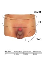 HIDDEN DESIRE ALTER EGO BOXER CON PENE 18 CM NATURAL TALLA S M