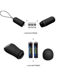 BAILE TANGA CON BALA VIBRADORA Y CONTROL REMOTO NEGRO