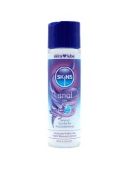 SKINS ANAL LUBRICANTE HIBRIDO BASE DE AGUA SILICONA 130 ML