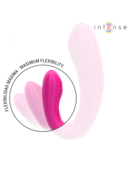INTENSE JANET ESTIMULADOR Y VIBRADOR DUAL EN FORMA DE U CON CONTROL REMOTO ROSA