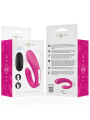 INTENSE JANET ESTIMULADOR Y VIBRADOR DUAL EN FORMA DE U CON CONTROL REMOTO ROSA