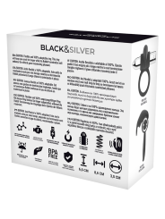 BLACKSILVER BURTON ANILLO RECARGABLE 10 MODOS VIBRACION