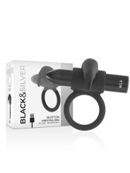 BLACKSILVER BURTON ANILLO 10 MODOS VIBRACION NEGRO