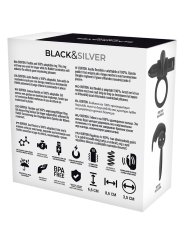 BLACKSILVER BURTON ANILLO 10 MODOS VIBRACION NEGRO
