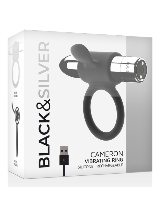 BLACKSILVER CAMERON ANILLO RECARGABLE SILVER