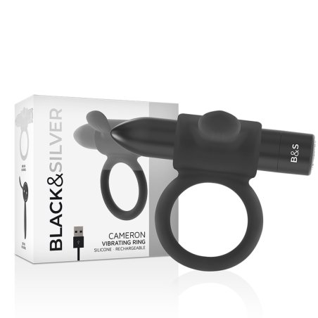BLACKSILVER CAMERON ANILLO RECARGABLE NEGRO