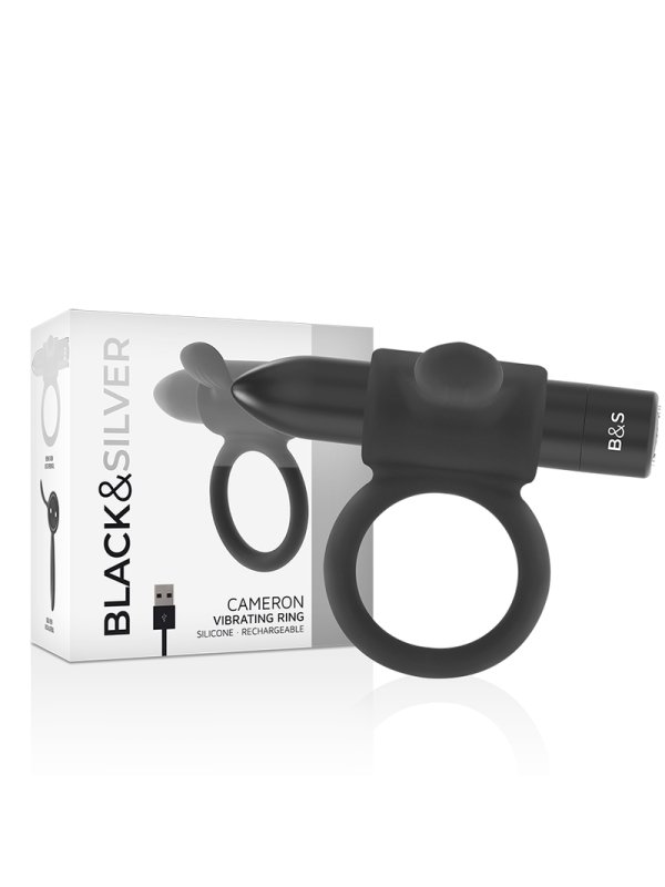 BLACKSILVER CAMERON ANILLO RECARGABLE NEGRO