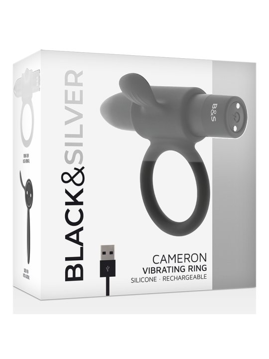 BLACKSILVER CAMERON ANILLO RECARGABLE NEGRO