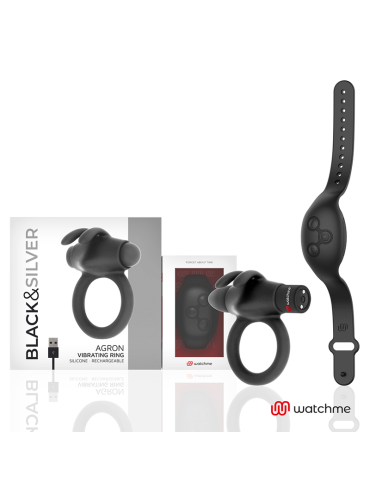 BLACKSILVER AGRON REMOTE CONTROL COCKRING WATCHME