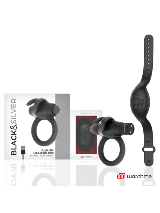 BLACKSILVER AGRON REMOTE CONTROL COCKRING WATCHME