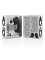 BLACKSILVER ANILLO VIBRADOR SILICONA 3 MOTORES RECARGABLE NEGRO