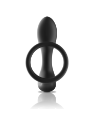 BLACKSILVER MASAJEADOR ANAL CONTROL REMOTO SILICONA RECARGABLE NEGRO