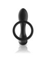BLACKSILVER MASAJEADOR ANAL CONTROL REMOTO SILICONA RECARGABLE NEGRO