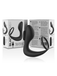 BLACKSILVER MASAJEADOR ANAL CONTROL REMOTO SILICONA RECARGABLE NEGRO