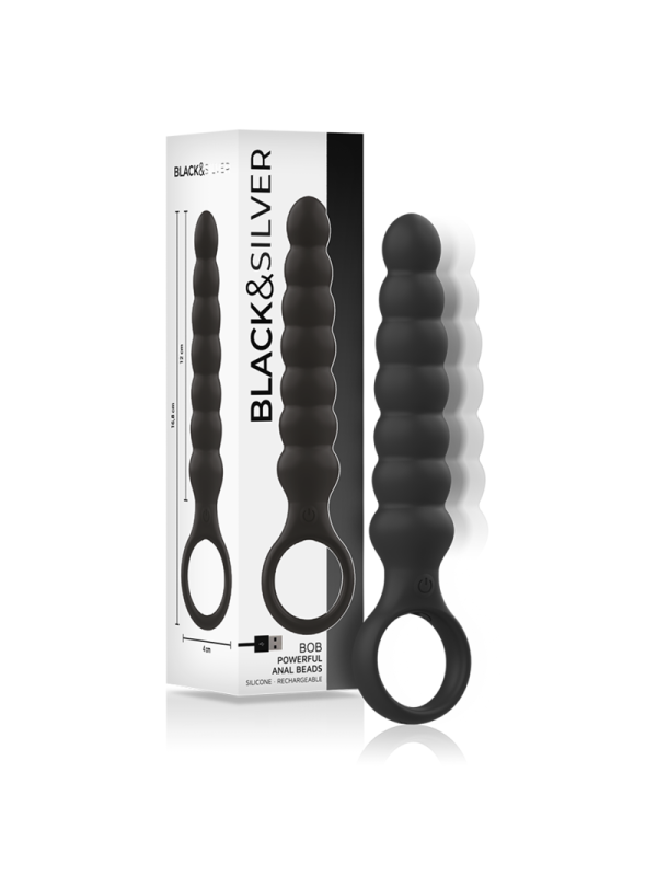 BLACKSILVER BOB POTENTE VIBRADOR DILATADOR ANAL SILICONA