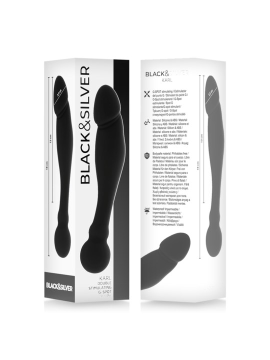 BLACKSILVER KARL DILDO ESTIMULADOR PUNTO G 18 CM