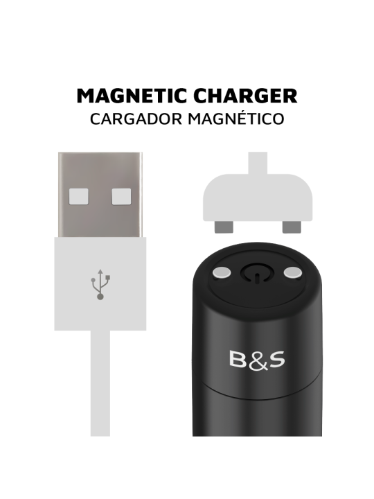 BLACKSILVER BALA MAGNETICA VIBRADORA KERNEX 2 NEGRO