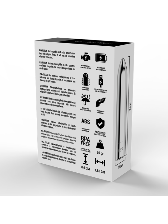 BLACKSILVER BALA MAGNETICA VIBRADORA KAILAN 2 SILVER