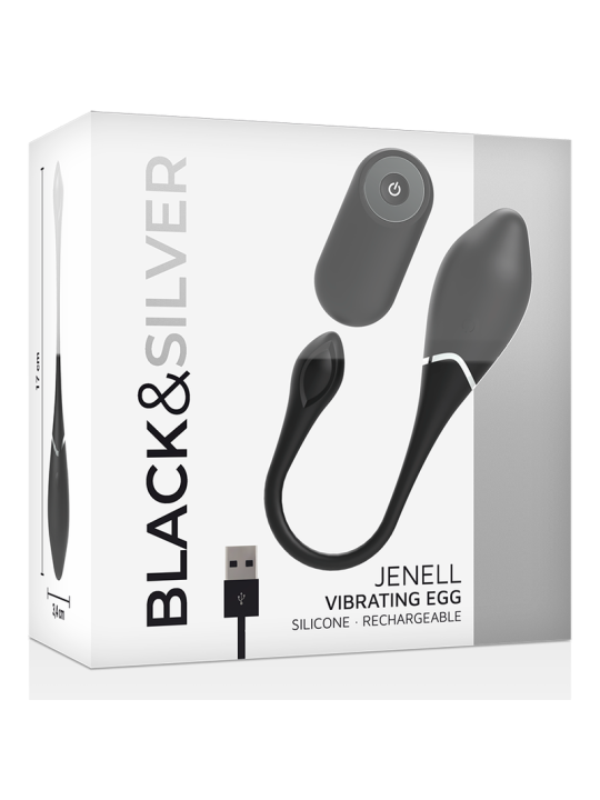 BLACKSILVER JENELL HUEVO VIBRADOR RECARGABLE