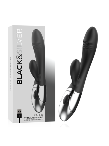 BLACKSILVER KALEB VIBRADOR RABBIT SILICON MILTI FUNCION